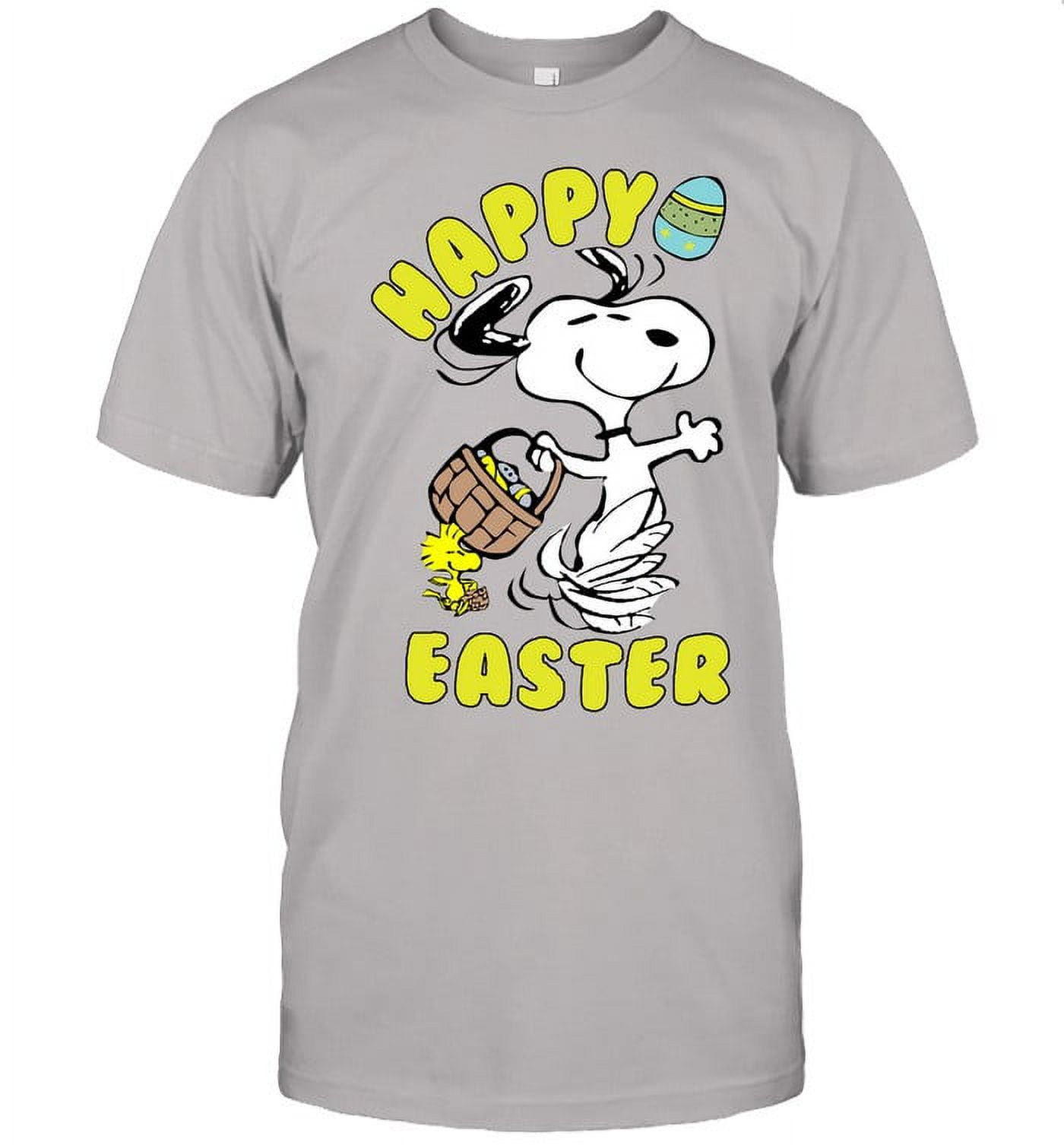 Tee shirt Adults, Happy Easter Snoopy PeanutsUnisex TShirt