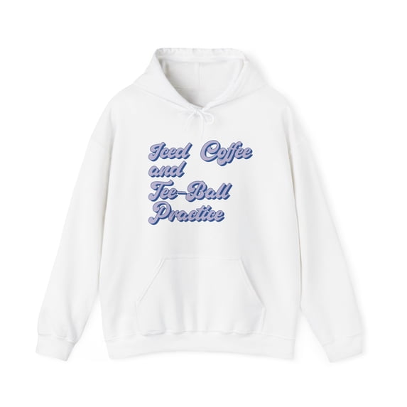 TeeBall Mom Coach T-Ball Hoodie Gifts Hooded Sweatshirt Pullover Shirt