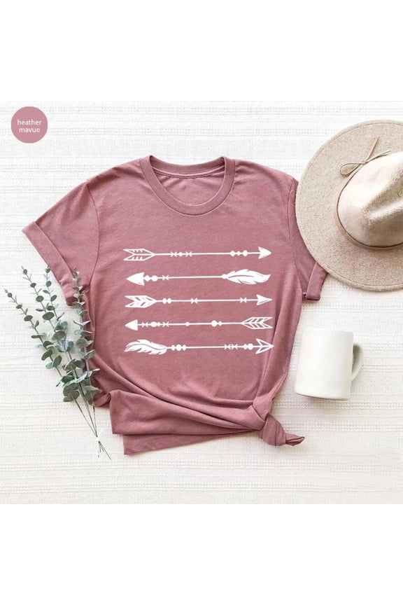 Boho Western Arrows Shirt, Women's Southwestern Shirt, Boho Top, Boho Arrow T-Shirt, Southwest Graphic Shirts, Wild West Tee, Outdoor Lover T-shirt and Sweatshirt All Size S-5XL