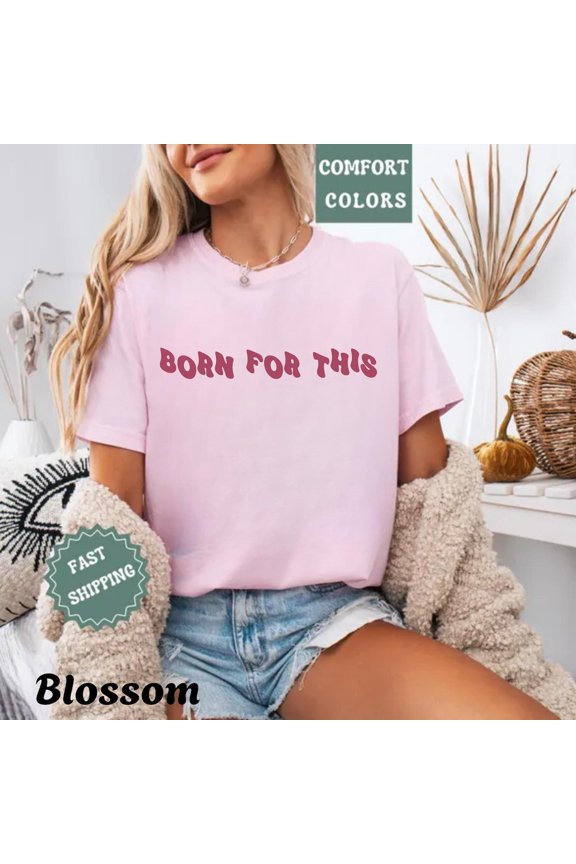 Born For This' T-Shirt - Motivational Gym Shirt TSHIRT All Size S-5XL