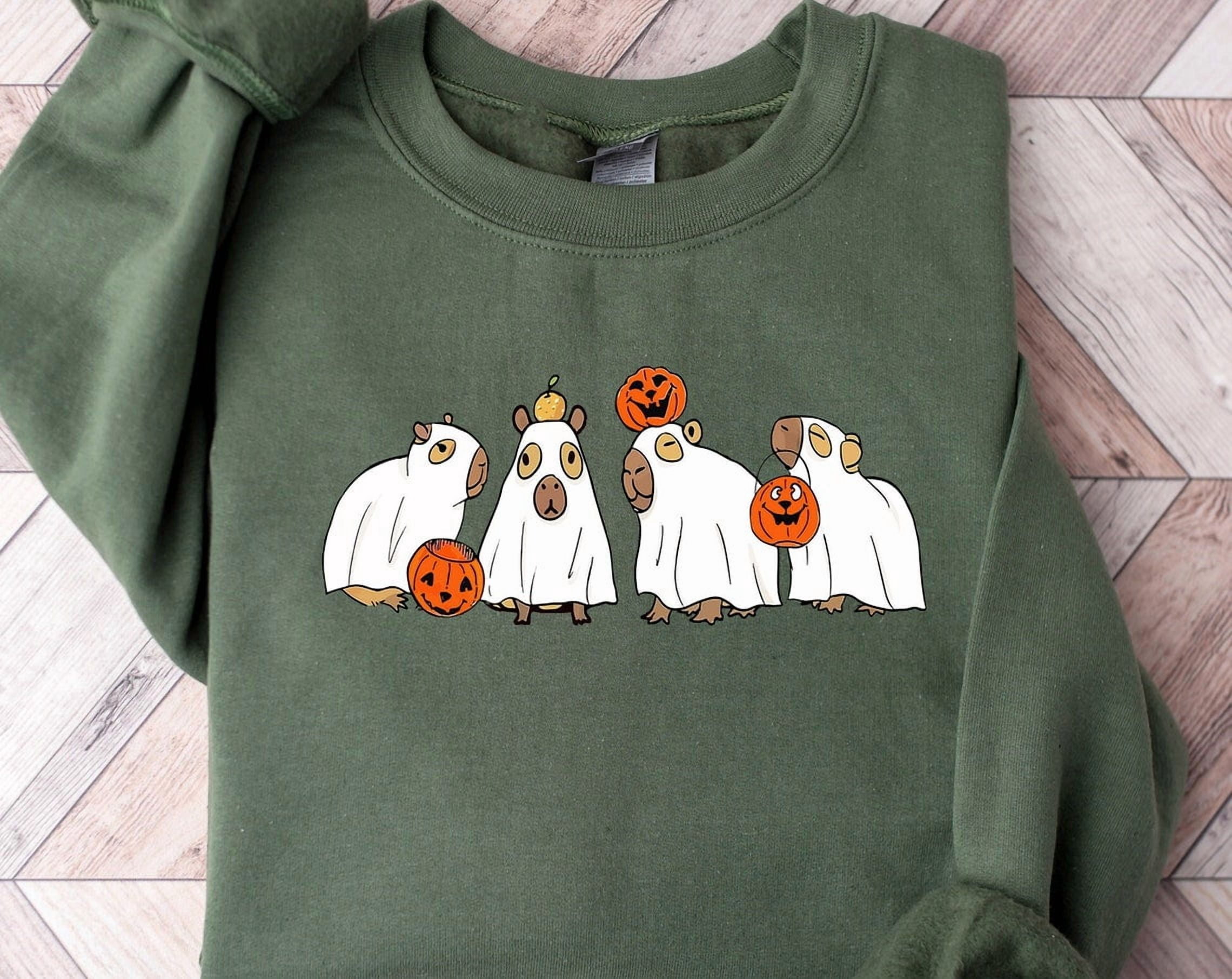 TeeFit Capybara Sweatshirt, Capybara Clothing, Winter Holiday Capybara ...