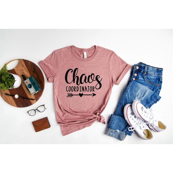 TeeFit Chaos Coordinator Tshirt, Mom Shirt, Mom Life Shirts, Mom Shirt, Coordinator Mom, Womens Clothing, Crewneck, Mothers Day Gift T-shirt and Sweatshirt All Size S-5XL