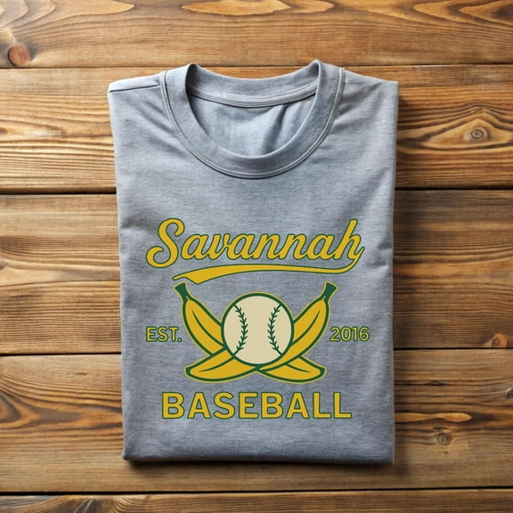 TeeFit Classic Baseball Banana T-Shirt: Retro Sports Fan Tee, Savannah Inspired Ball Top, Old School Style TSHIRT All Size S-5XL
