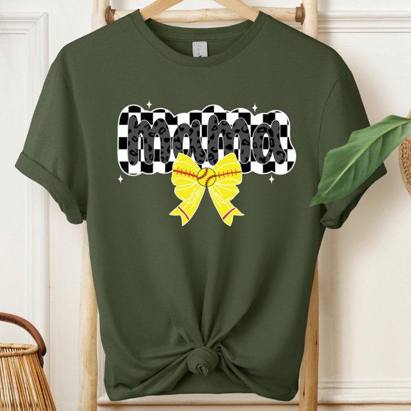 TeeFit Cute Softball Mama T-Shirt, Softball Lover Mom Shirt, Mothers Day Softball, Softball Season Mom Shirt, Mothers Day T-Shirt TSHIRT All Size S-5XL