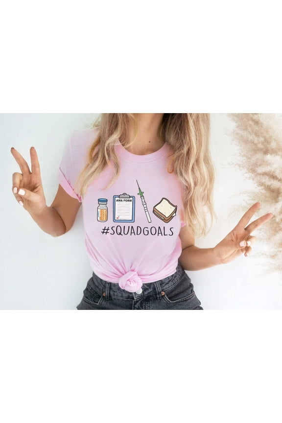 Er Squad Goals T-Shirt, Er Ed Nurse Tech Shirt, Emergency Room Rn Tshirt, Nurses Week Thank You Nursing School Graduation Grad TSHIRT All Size S-5XL