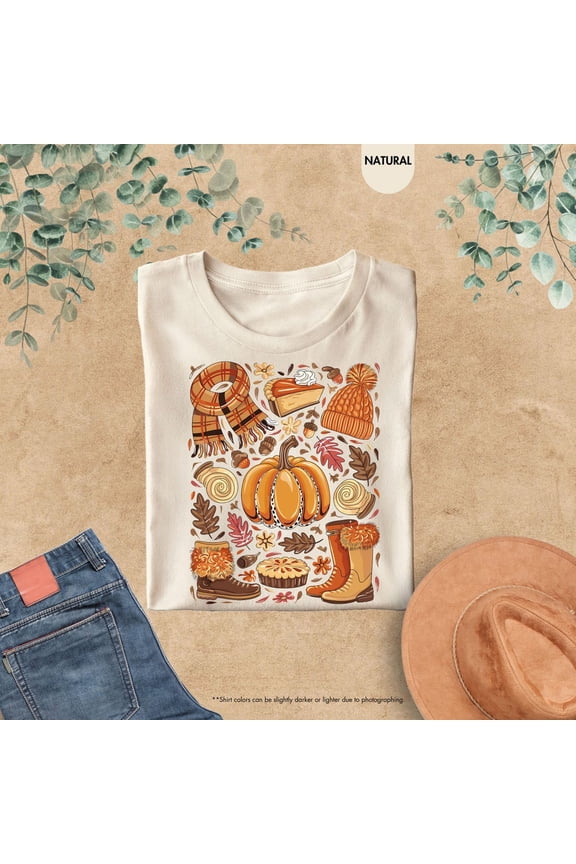 Fall Vibes Shirt, Fall Season Shirt, Autumn Fall Shirt, Women Autumn Shirt, Fall Family Shirts, Pumpkin Season Shirt, Cozy Season T-Shirt All Size S-3XL