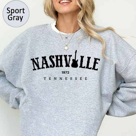 TeeFit Nashville Sweatshirt,Nashville Shirt,Tennessee Shirt,Music Shirt, Country Music Shirt, Nashville Gift,Girls Trip Group Shirt,Nashville Trip TSHIRT All Size S-5XL