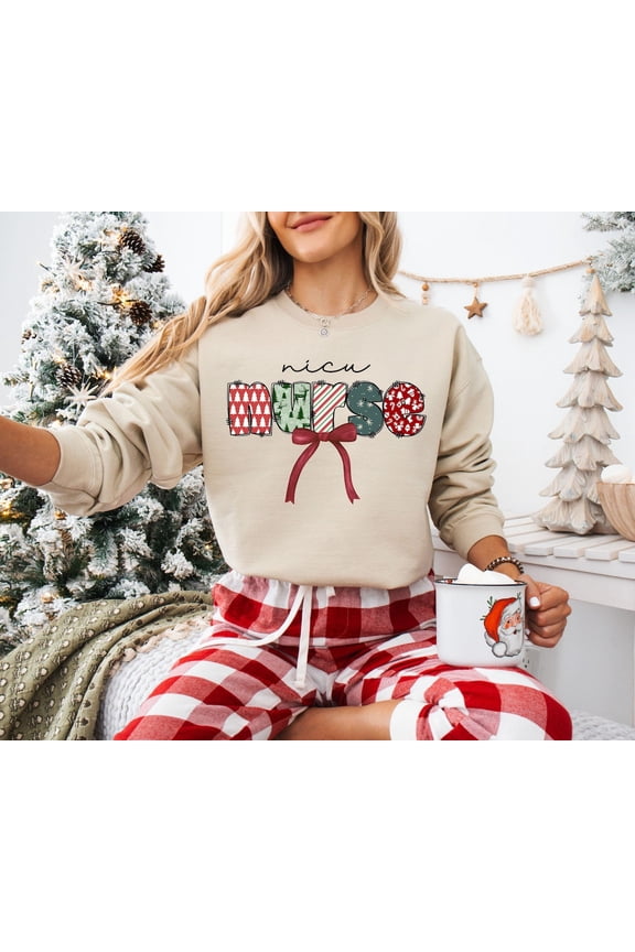 Nicu Nurse Sweatshirt Neonatal Nurse Rn Sweater Nurse Life Cute Neonatal Practitioner Crewneck Shirt TSHIRT All Size S-5XL