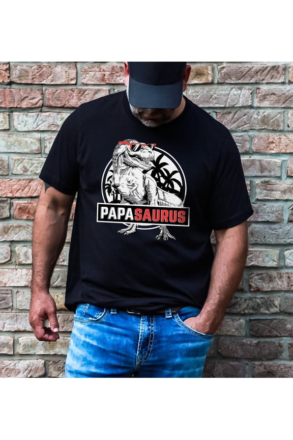 Papasaurus Shirt, T-Rex Shirt For Father, New Dad Shirt , Father's Day Gift, Dinosaur Dad Shirt, Dino Father Tshirt, Father In Law Gift T-shirt and Sweatshirt All Size S-5XL