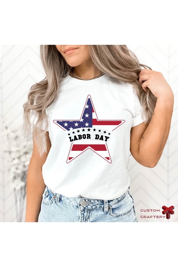 Patriotic Labor Day T-shirt,Happy Labor Day Tshirt,American Flag Star Shirt, US Worker Day Shirt,Labor Day Gifts, Working Dad Mom Shirt Gift T-shirt and Sweatshirt All Size S-5XL