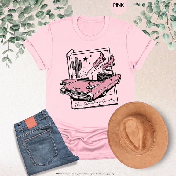 TeeFit Play Something Country Shirt, Country Music Shirt, Cowgirl Shirt, Country Music Lover Gift,Country Song Tee,Western Music Shirt,Country Girl All Size S-5XL