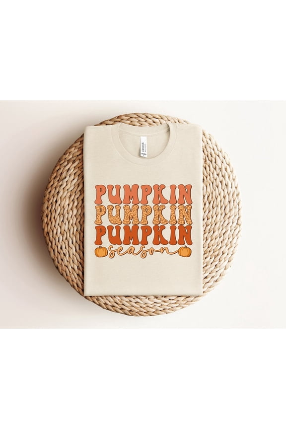 Pumpkin Season T-Shirt, Pumpkin Patch Shirt, Vintage Pumpkin Tee, Fall Vibes Shirt, Women Fall Clothing, Fall Lover Gift, Pumpkin Spice Tee T-shirt and Sweatshirt All Size S-5XL