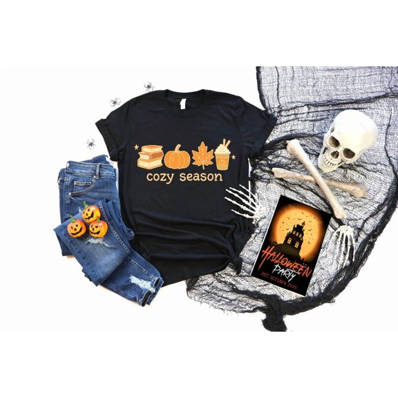 TeeFit Pumpkin Spice Coffee T-Shirt: Cozy Fall Outfit, Thanksgiving Tee TSHIRT All Size S-5XL