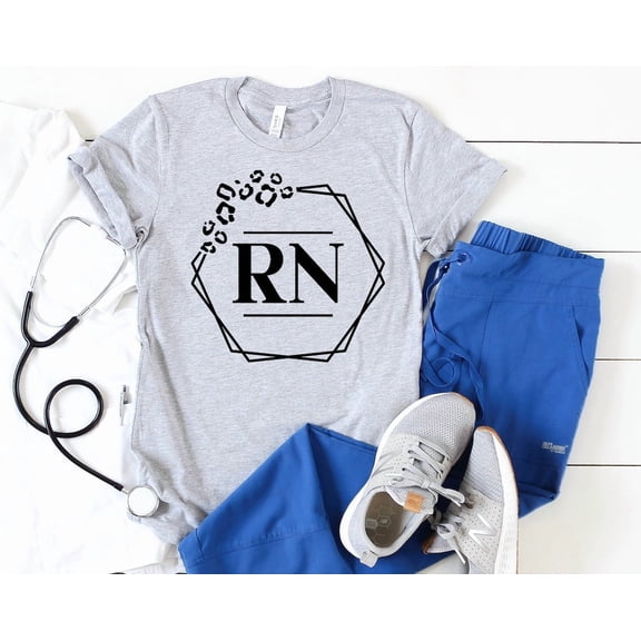TeeFit Registered Nurse Shirts Pocket, Rn Shirts, Leopard Rn Tshirt, Nursing Shirt, Nursing School Tee, Nurse Week Shirt, Nurse Student Shirt TSHIRT All Size S-5XL