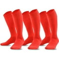thumbnail image 1 of TeeHee Bamboo All Sports Half Cushion Socks with Arch Support 3-Pairs Pack (Large (10-13), Red), 1 of 4