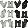 thumbnail image 1 of TeeHee Everyday Casual Low Cut Ankle No Show Socks for Men 12 Pairs (Black-Heather Grey), 1 of 8