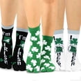 thumbnail image 1 of TeeHee Flip Flop Big Toe Cotton Socks 3-Pairs Pack (Irish), 1 of 8