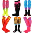 thumbnail image 1 of TeeHee Fun Novelty Cotton Knee High Socks for Junior and Women Multipack, 1 of 7
