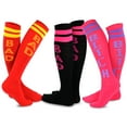thumbnail image 1 of TeeHee Fun Novelty Cotton Knee High Socks for Junior and Women Multipack, 1 of 4