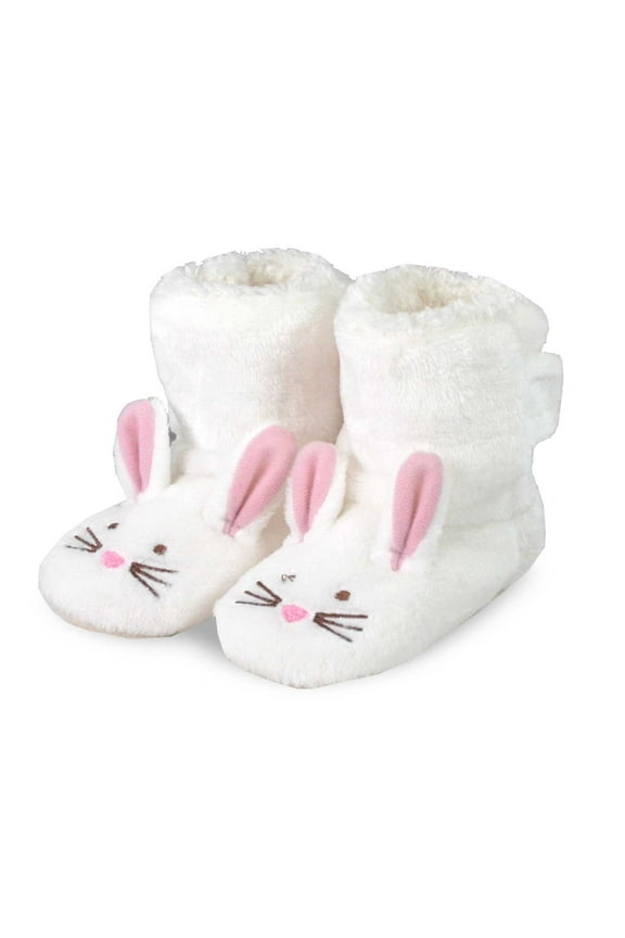TeeHee Kids Fun and Cozy Rabit Fleece Booties for Infant Baby and Toddler