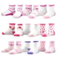 thumbnail image 1 of TeeHee Kids Girls Fashion Variety Cotton Crew 9 Pair Pack Gift Box (3-5 Years, Girls Basic), 1 of 3