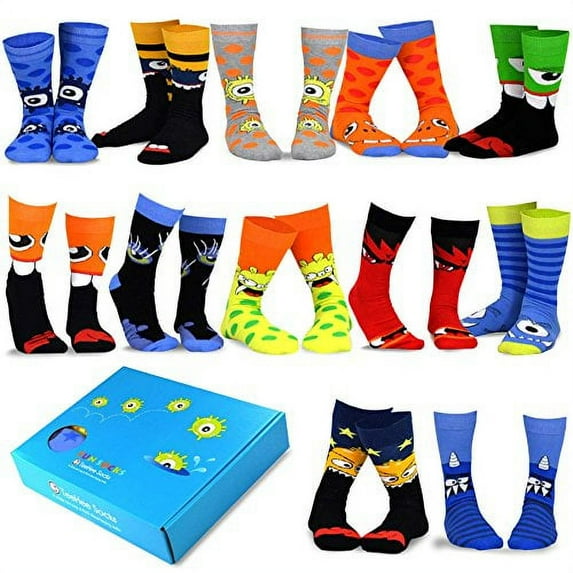 TeeHee Special Holiday 12-Pair Socks with Gift Box for Women and Men