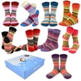 thumbnail image 1 of TeeHee Winter Crew Fashion Boot Socks for Women 9-Pack with Gift Box, 1 of 11