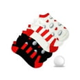 thumbnail image 1 of TeeHee Women's Golf Socks No Show Socks 6-Pairs Assorted (Heart Golf and Stripe), 1 of 8