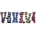 thumbnail image 1 of TeeHee Women's Ladies Value 6-Pack Crew Socks, 1 of 9