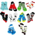 thumbnail image 1 of TeeHee Women's Valued 9+1 Pack Fashion No Show Cotton Socks (Fish and Animal), 1 of 11