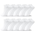 thumbnail image 1 of TeeHee Women's Valued 9+1 Pack Fashion No Show Cotton Socks (White), 1 of 2