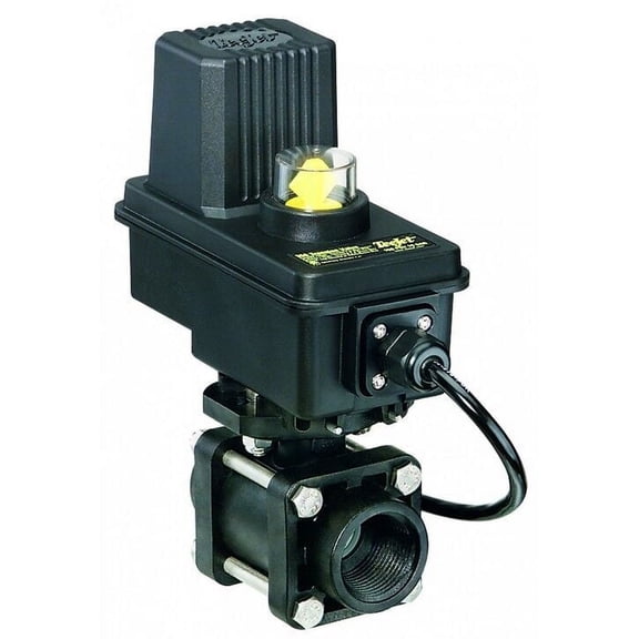 TeeJet 344 Series Electric Shutoff 2-Way Valve, 1" Thread, EC Motor