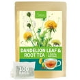 thumbnail image 1 of TeeLux Dandelion Leaf & Root Tea, Robust Roasted Dandelion Root with Mild Dandelion Leaf, 100 Count, 1 of 9