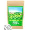 thumbnail image 1 of TeeLux Decaf Green Tea Bags, Decaffeinated Green Tea, Super Antioxidant, Hot & Iced Tea, 100 Count, 1 of 9