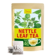 TeeLux Nettle Leaf Tea Bags, Natural Stinging Nettle Tea, Caffeine Free, Mild & Smooth Flavor, 100 Count