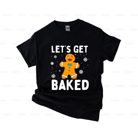 TeeMint33 Im So Baked Gingerbread Christmas Funny Cookie Holiday Baking Humor T-Shirt, SW, Hoodie Unisex, up to 5XL