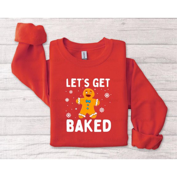 TeeMint33 Im So Baked Gingerbread Christmas Funny Cookie Holiday Baking Humor T-Shirt, SW, Hoodie Unisex, up to 5XL