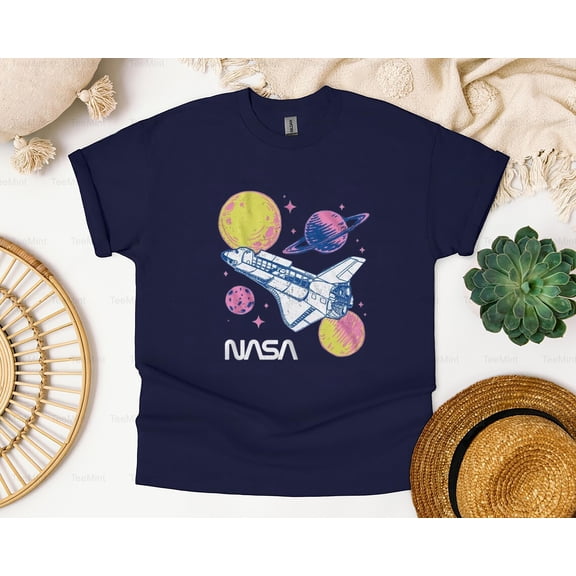 TeeMint34 NASA Pastel Planets Solar System Graphic Style Outer Ginger Brands T-Shirt, SW, Hoodie Unisex, up to 5XL