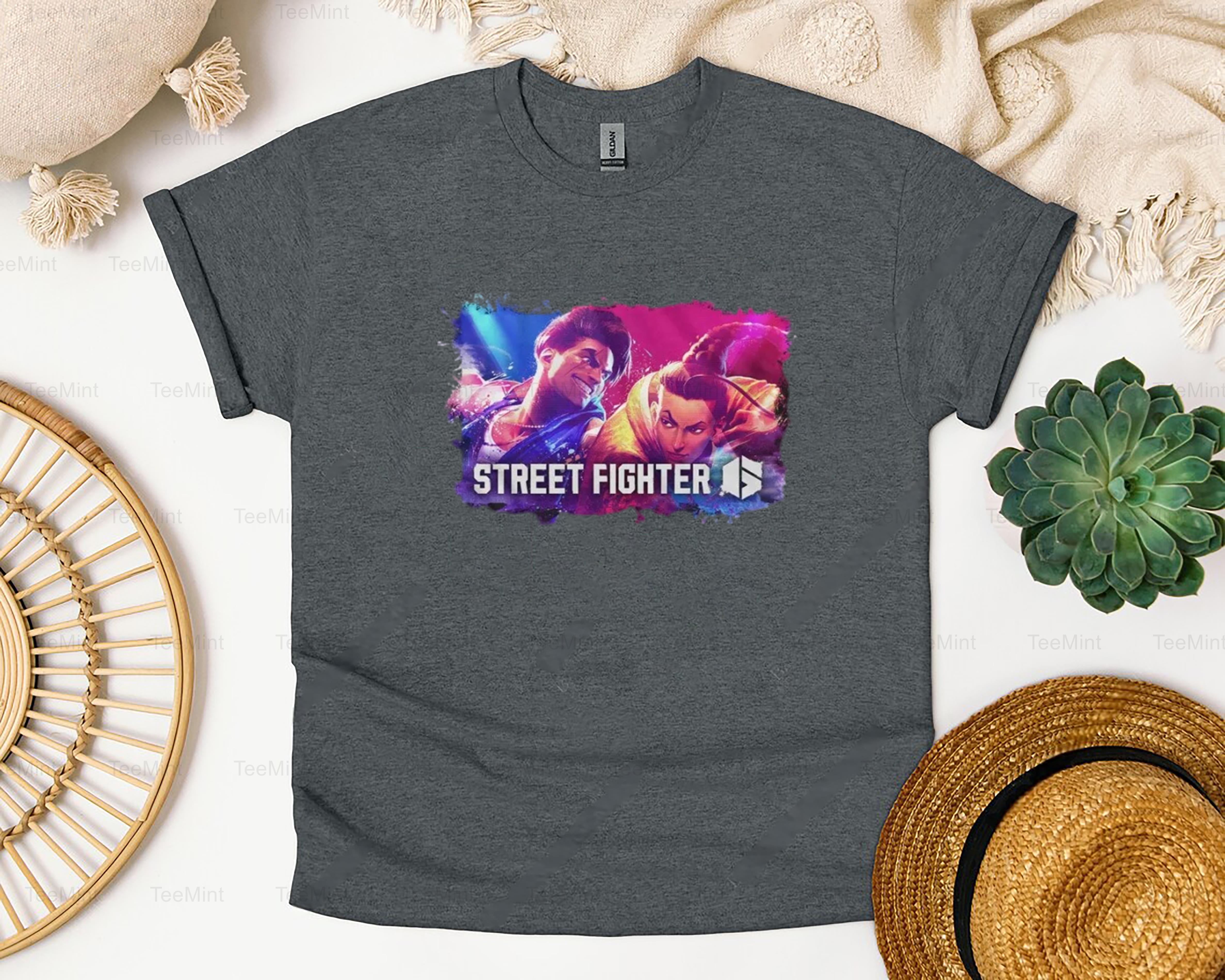 TeeMint38 Street Fighter Splatter Box Gaming T-Shirt, SW, Hoodie Capcom ...