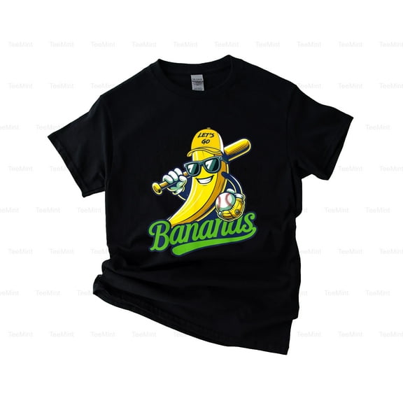 TeeMint40 Unique Cute Banana Graphics Lover Nice Sport Baseball Fruit Humor Unisex T-Shirt, SW, Hoodie Unisex, up to 5XL