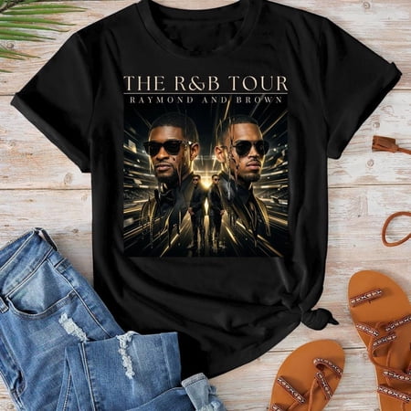 TeeMuse Raymond and Brown | The R&B Tour 2026 T-Shirt, White S