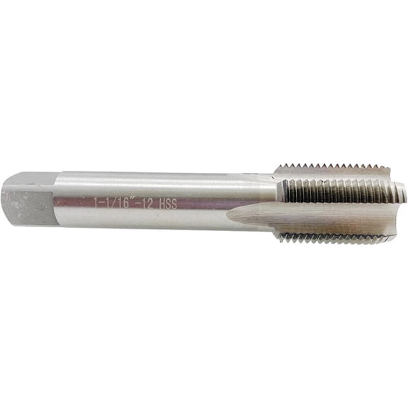 TeeRees 1-1/16-12 Tap Rh Right Hand 1 1/16-12 Thread Tap 1-1/16X12 Tap Hand tool