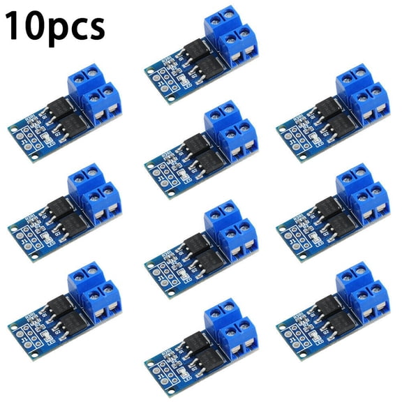 TeeRees 10 Pcs Module Mos Field Effect Transistor Trigger Switch Driver Board Pwm Control Module Can Control High-Power Equipment tools