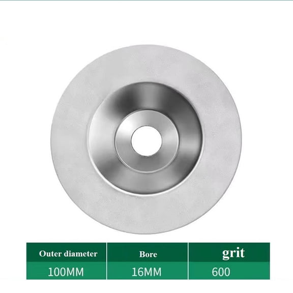 TeeRees 100mm Electrode Sharpener Sharpener, Cutting Machine, Saw BlADe, Sharpening Disc, Abrasive Disc, Grinding Wheel, Cutting 600grit