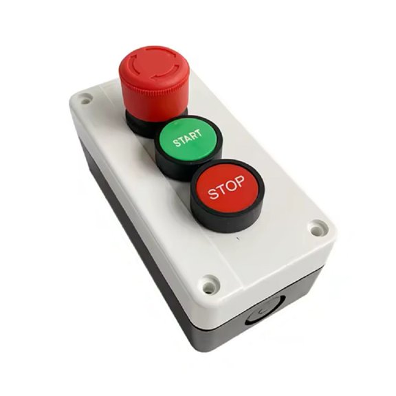 TeeRees 10A Push Button Switch Station for Relays Contactors And Control Panels