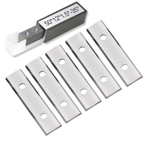 TeeRees 10Pcs Square 50X 12 X1.5mm Carbide inserts Cutter Blades Paint Scraper Blades tool Parts And Accessories Carbide inserts Cutter