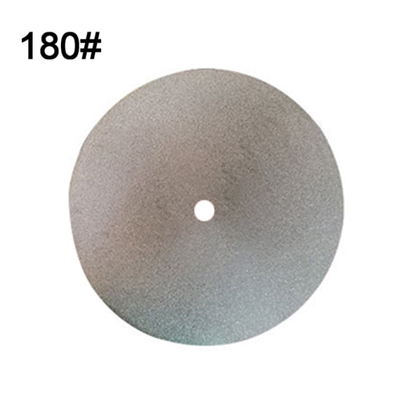 TeeRees 12" 300mm 45-3000# Diamond Coated Flat Lap Wheel Lapidary Polishing Grinding Disc Coated Flat Lap Disk Abrasive Wheel 180#