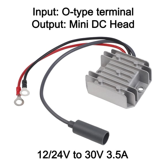 TeeRees 12V24V to 30V 3.5A Power Converter Booster for Starlink Mini Step Up Power Cable Dc Power Converter Overcurrent, Short Circuit