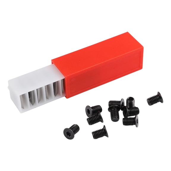TeeRees 15mm Square Replacement Cutter inserts for Woodworking Spiral Helical Planerhead Carbide Slab Flattening Router Bit Wood Planer