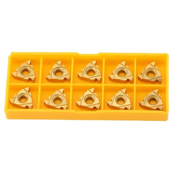 TeeRees 16Er Ag60 Carbide External Thread Carbide inserts Blade Lathe Turning tool Maintain Tight tolerances Suitable for Semi-Finishing